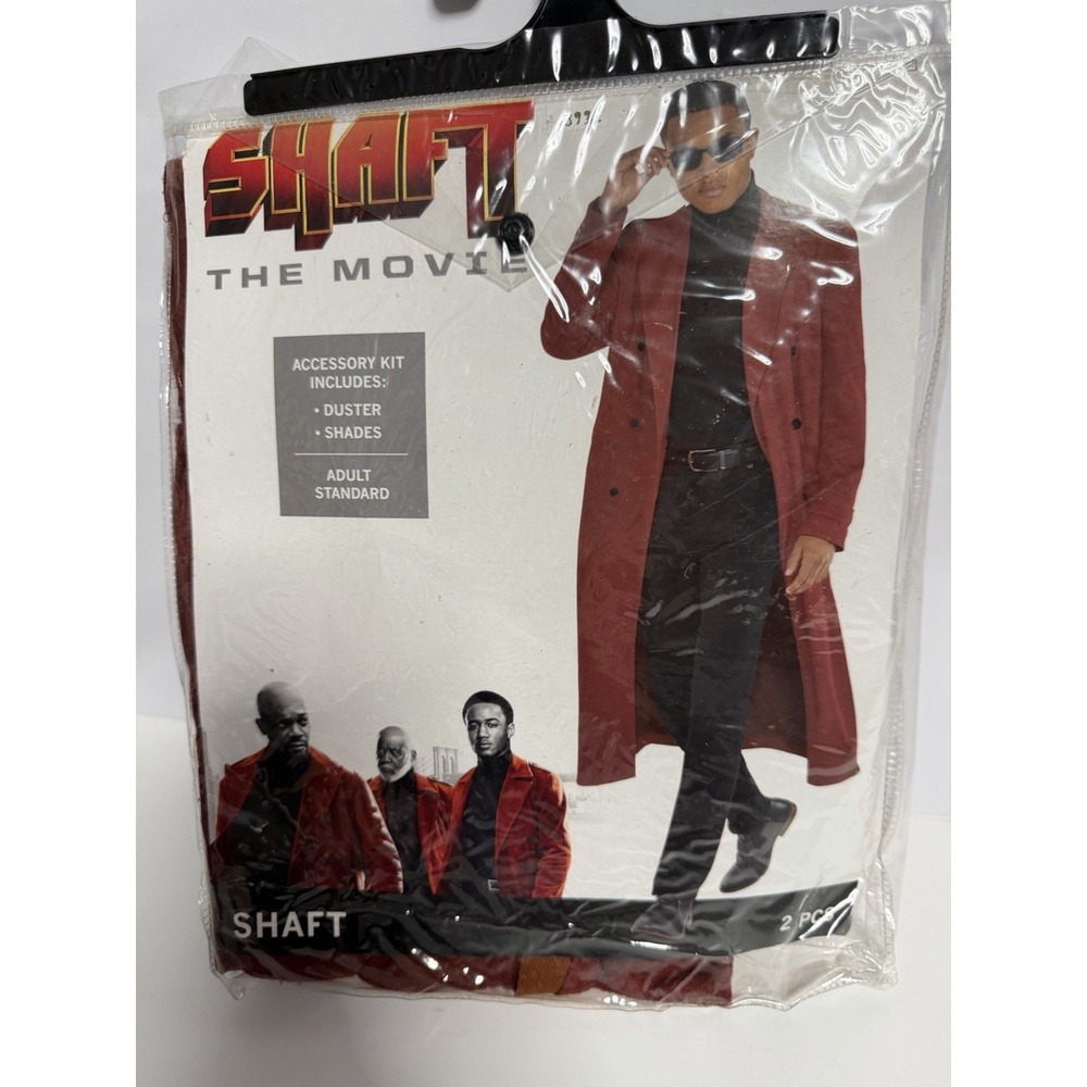 Shaft The Movie Costume Samuel L Jackson Mens Accessory Kit Duster & Shades H-3